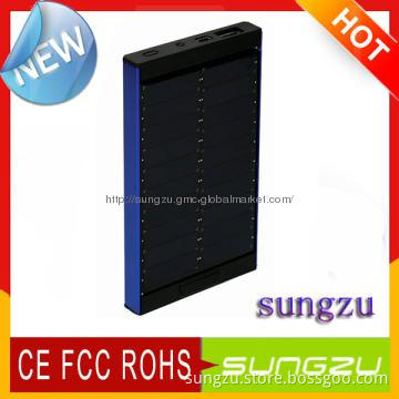 4000mah Solar charger with 5v/9v voltage mobile charger for Tablet PC